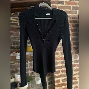 Abercrombie & Fitch Black Bodysuit